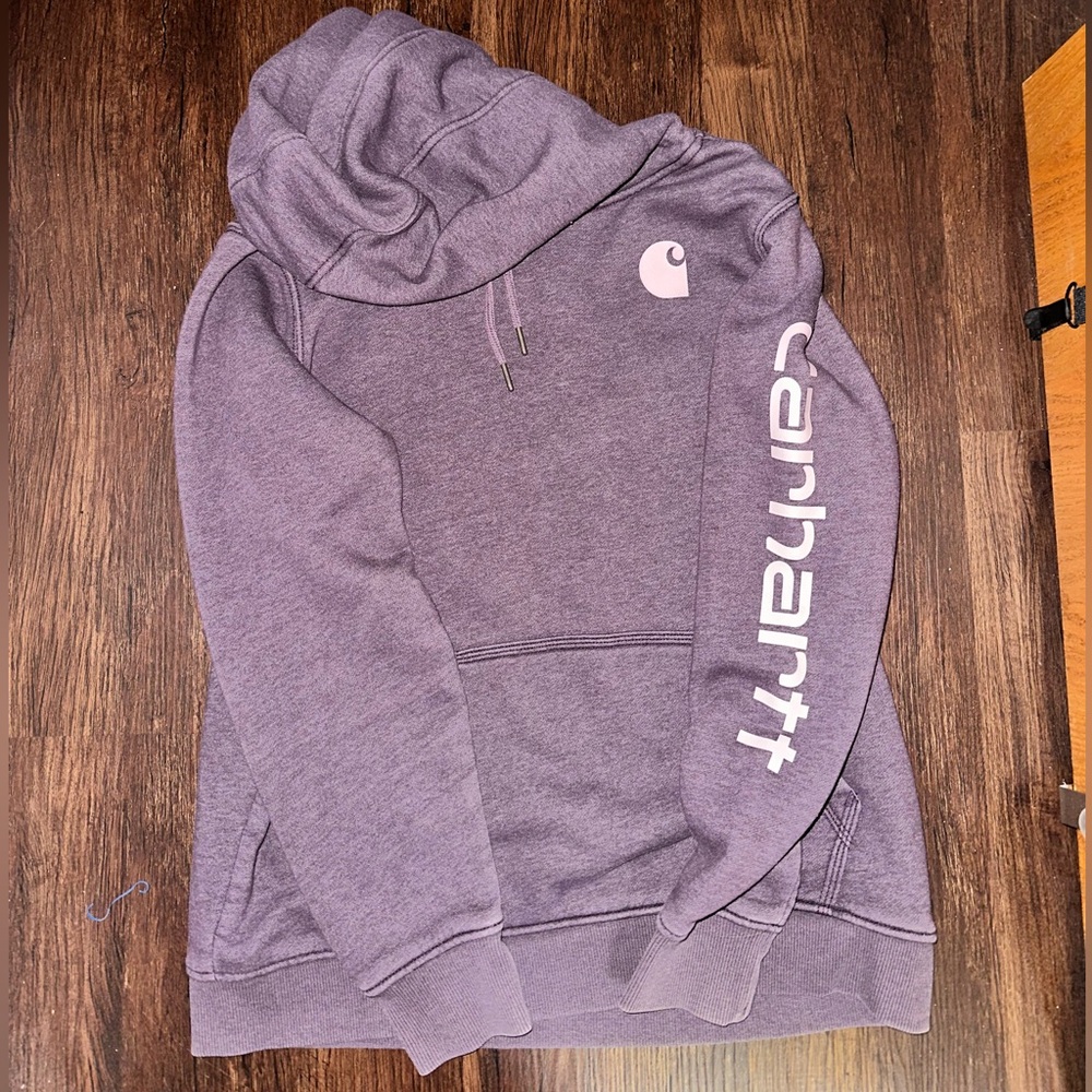 Carhartt Women's Purple Hoodie Sweater